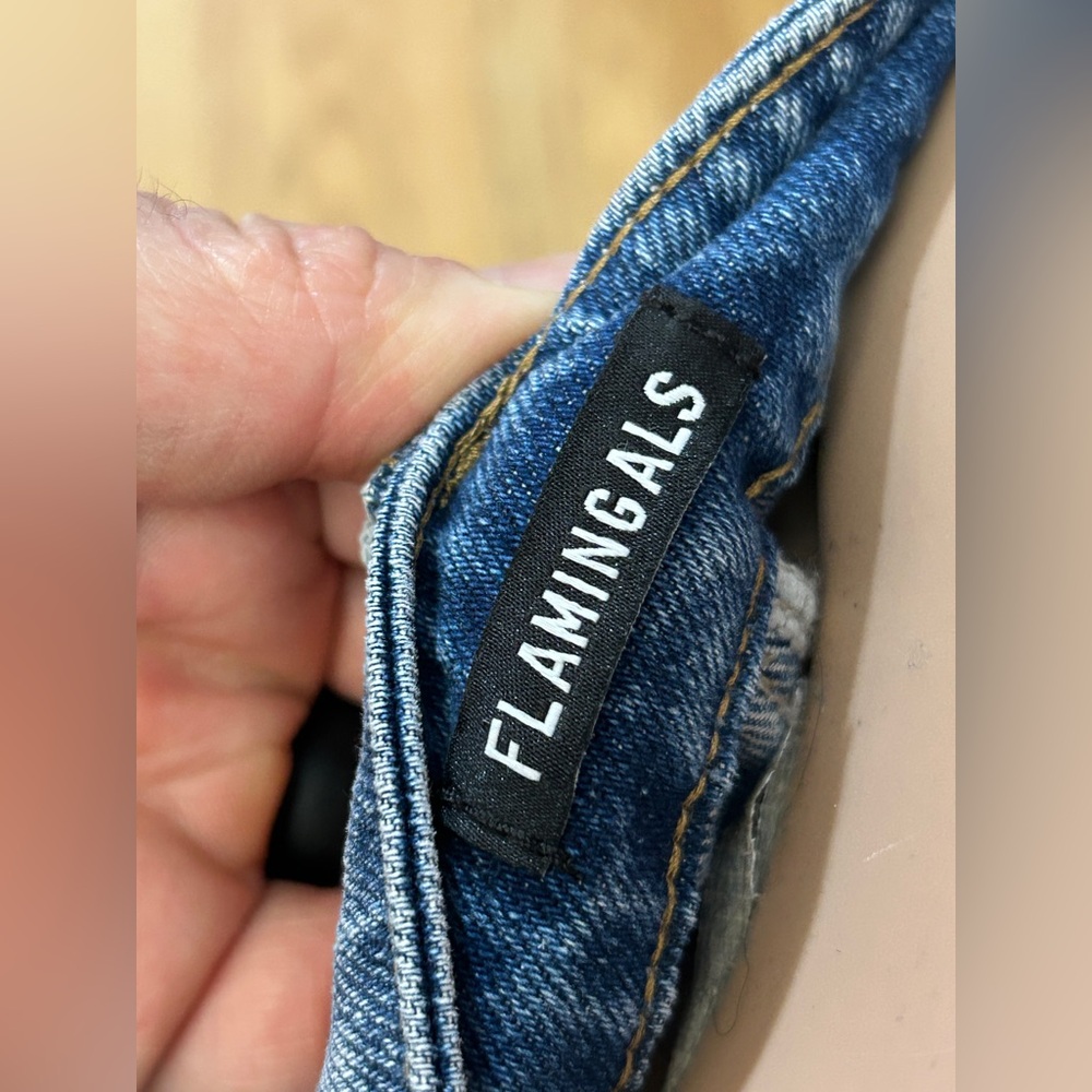 Flamingals Jeans size L - Picture 6 of 8
